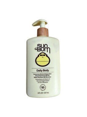 Sun Bum Daily Body SPF 50 Moisturizing Lotion 8 Oz